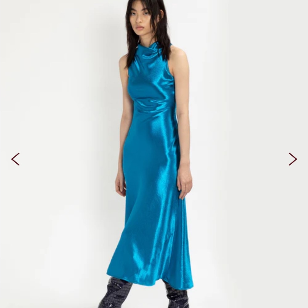 Andy Cowl Neck Bias Dress Size 6